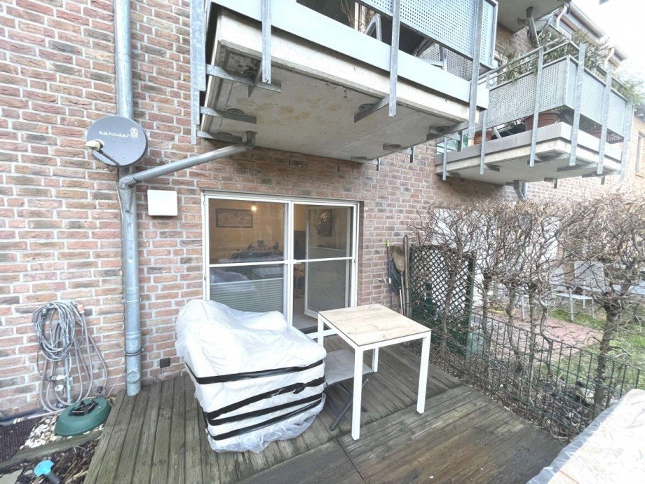 R�ckansicht Erdgeschosswohnung Duisburg